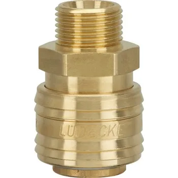 Lüdecke Rychlospojka s vnějším závitem NPT 1/2"