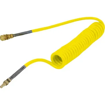 Zahradní hadice Membra Plastic Spirálová hadice PUBY s rychlospojky 12/8 mm - délka 4 m