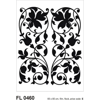 Samolepící dekorace FL 0460 AG Design Samolepicí dekorace - samolepka na zeď - Black flock 2 noodles, velikost 65 cm x 85 cm