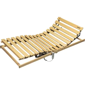 Postelový rošt Laťový rošt Postelia MASIV 16 HN Motor 80 x 200 cm - motorové polohování hlavové a nožní části, 1 x motor, kabelový ovladač