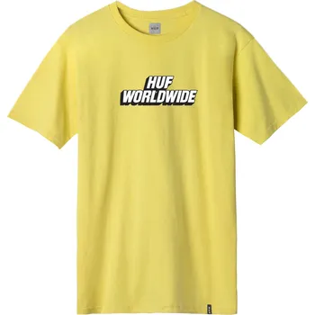 Pánské tričko huf Pánské triko postal tee aurora yellow