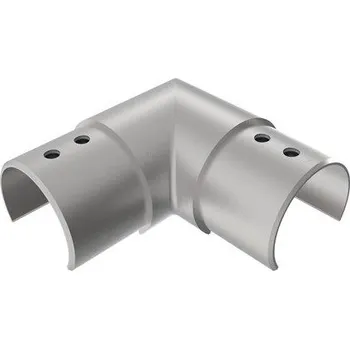 Koleno nerezové sklo 42,4 x 1,5mm 90° ostré