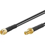 OEM kabel RG58, anténí kabel, prodlužovací, RP-SMA, 1m, 2,4 GHz, RP-SMA (M), ->RP-SMA (F