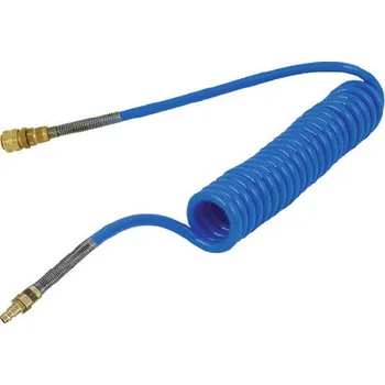 Zahradní hadice Membra Plastic Spirálová hadice PUBM s rychlospojky 10/6,5 mm - délka 2 m