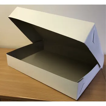 Krabice na pečivo Papírová krabice na chlebíčky 38x38x6cm (cena za 50ks)