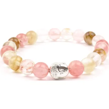 Náramek Moni - dámský náramek křišťál vodní meloun s budhou