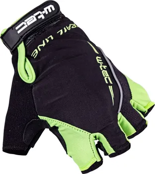 Cyklistické rukavice W-Tec Kauzality AMC-1043-18 černé/zelené