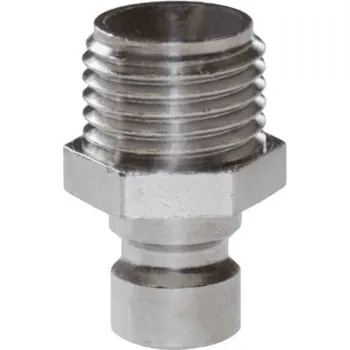 Příslušenství pro vzduchotechniku Lüdecke Vsuvka s přímým vnějším závitem R1/8"