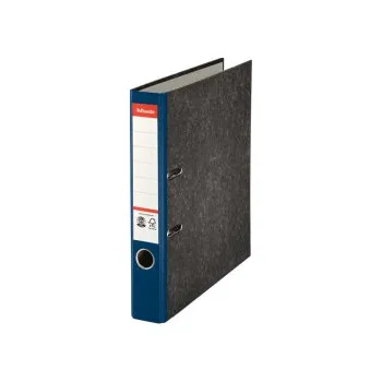 Pořadač A4 pákový papírový s barevným hřbetem - hřbet 5 cm / modrá