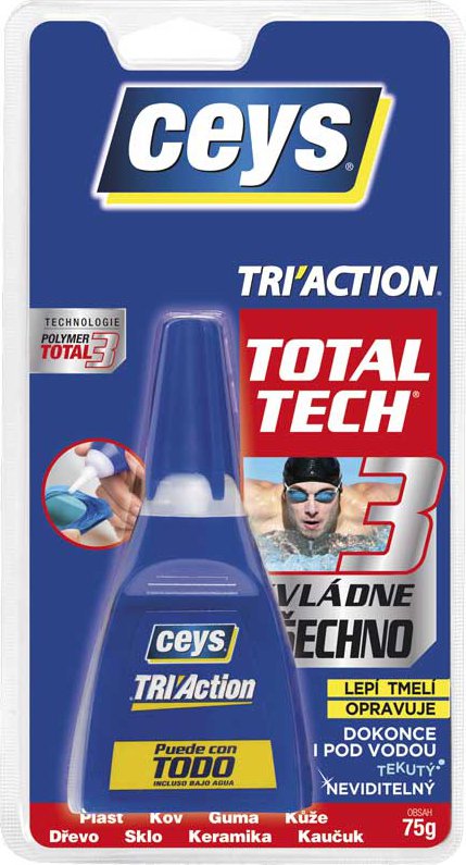 Lepidlo a tmel Ceys Total Tech express transparentní 125 ml - HORNBACH