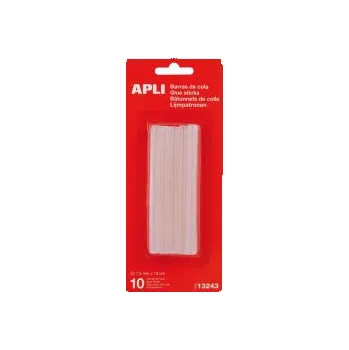 Tavná pistole Lepicí pistole APLI - náhradní tyčinky transparentní / 7,5 mm / 10 ks