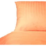 HEDVA ČESKÝ BROKÁT Dětské povlečení 45x60+ 90x130 - damašek/ proužek Barevná varianta: oranžová