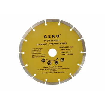 Řezný kotouč Geko diamantový řezný kotouč 230 x 22 mm