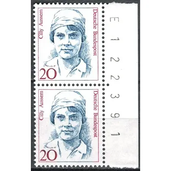 Poštovní známka (1988) MiNr. 1365 ** - Německo - 2-bl - č.a. - Ženy německých dějin (V) - Cecily Aussem