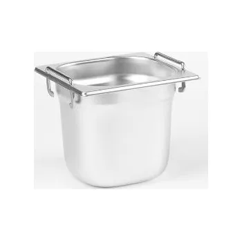 Gastronádoba s držadly GN 1/6-100 plná nerezová REDFOX