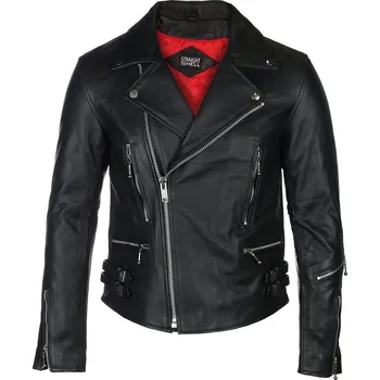 Pánská casual bunda bunda kožená - Defector Blk Nick - STRAIGHT TO HELL - 17