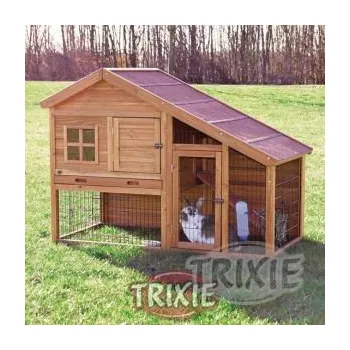 Natura dřevěný dům s výběhem pro králíky 151x107x80 cm