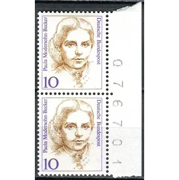 Poštovní známka (1988) MiNr. 1359 ** - Německo - 2-bl - č. archu - Ženy německých dějin (IV) - Paula Modersohn-Becker