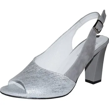 Dámské lodičky Korda dámská obuv 1701 Barva: stříbrná, Velikost: 41
