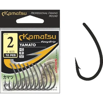 Rybářský háček Kamatsu - Háček Yamato s očkem vel.8