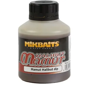 Návnadová surovina Mikbaits Dip 250 ml Mamut Halibut