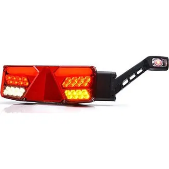 Koncový světlomet sdružený s trojúhelníkem LED, 12/24V s obrys. světlem, pravý