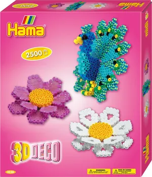 zažehlovací korálek Hama Beads 3D Páv dárková sada 2500 ks