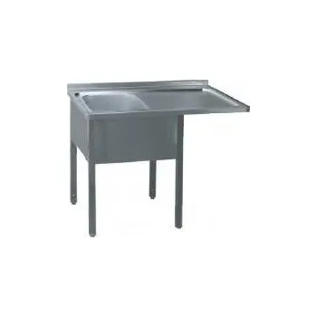 Nerezový dřez Stůl pracovní jednodřez MSJOP/M 160x70x90 REDFOX