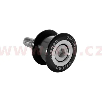 rolny - adaptéry kyvné vidlice pro osazení zadního stojanu, OXFORD - Anglie (šroub M6, alu slitina, protočné provedení, černé)