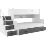 BMS Group Dětská postel Max 3 grafit