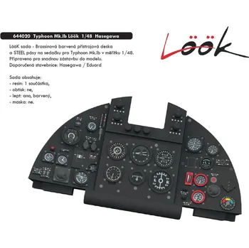 Plastikový model Eduard 1/48 Typhoon Mk.Ib Löök (HASEGAWA/EDUARD)