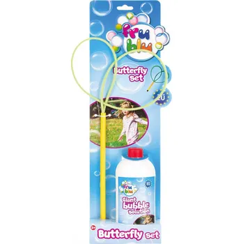 Bublifuk TM Toys Fru Blu Butterfly set motýl s náplní 500 ml