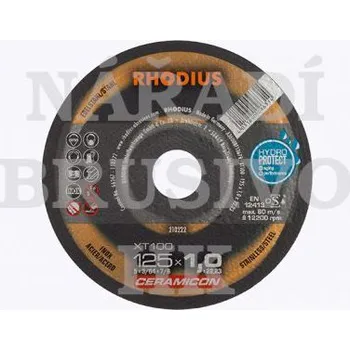 Řezný kotouč Rhodius Řezný kotouč 115x1x22,23 XT100 EXTENDED 4011890096291