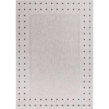 Koberec FLOORLUX silver/black 20329 bouclé kusový koberec Velikost: 60/110