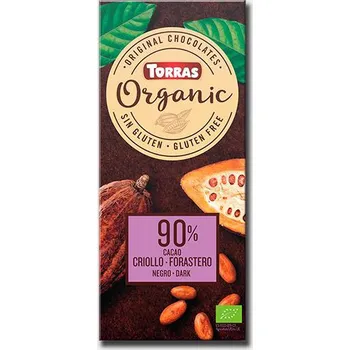 Čokoláda Torras čokoláda 90% BIO 100g