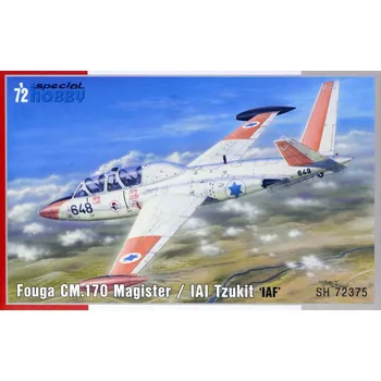 Plastikový model Special hobby 1/72 Fouga CM.170 Magister / IAI Tzukit 'IAF'