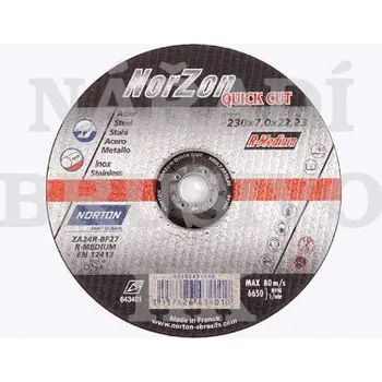 Brusný kotouč Norton Brusný kotouč 125x7x22,23 ZA24R NORZON IV 3157626433655