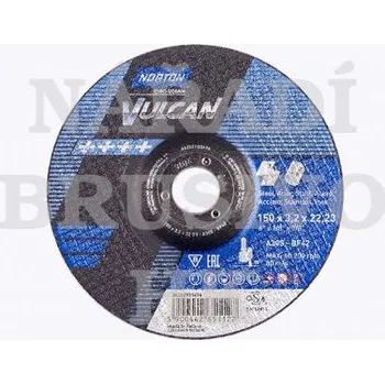 Řezný kotouč Norton Řezný kotouč 180x3x22,23 A30S VULCAN 5900442650595