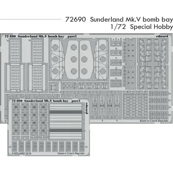 Plastikový model Eduard 1/72 Sunderland Mk.V bomb bay (SPECIAL HOBBY)
