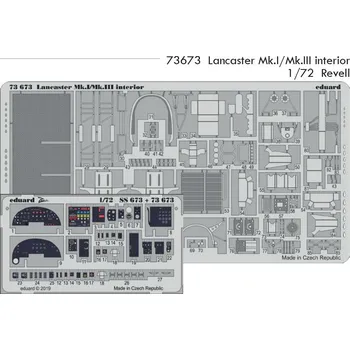 Plastikový model Eduard 1/72 Lancaster Mk.I/Mk.III interior (REVELL)