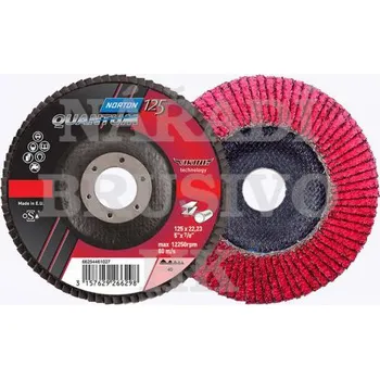 Brusný kotouč Norton Lamelový kotouč 125x22,23 P 80 R996 QUANTUM talířový 3157629266724