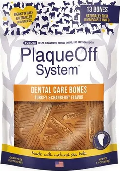 Pamlsek pro psa SwedenCare AB PlaqueOff Dental Bones chicken 482 g