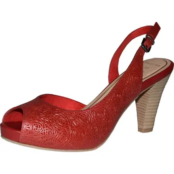 Dámské lodičky Marco Tozzi dámská obuv 2-29609-26 Barva: červená, Velikost: 39