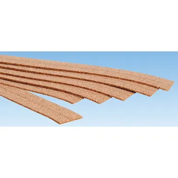 Modelová železnice NOCH 50412 H0 Korek - podloží 44x3mm 50cm 18ks NO50412