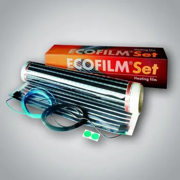 Topná rohož Topná folie ES 80-0,6x 1,5-10m / 69-460W (Sada s folií 80W/m2 - 60cm šířka)