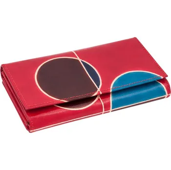 Dámská kožená peněženka Woman London červená