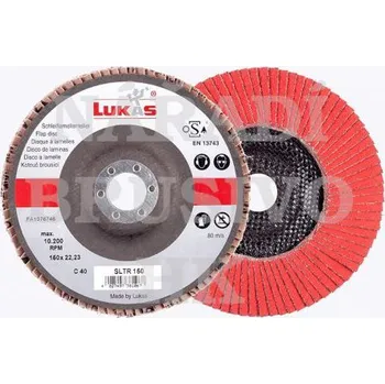 Brusný kotouč Lukas Lamelový kotouč 125 x 22,23 P 80 SLTR Ceramic 4027497155279