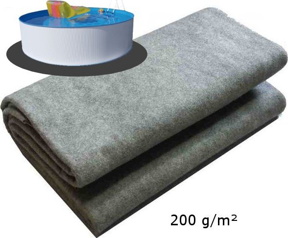 Geotextilní podložka pod bazén o prům. 3,66 m (200g/m2)