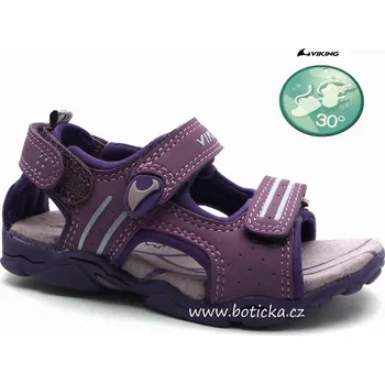 Chlapecké sandály Dětské sandále VIKING 3-39660 purple Velikost: 25