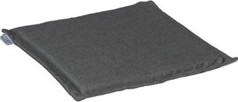 Stern Sedák na zahradní křeslo/židli, bez úvazů, na zip, výplň běžná pěna, Stern, potah 100% polyakryl, cca 44x44x3 cm, šedá (silk grey)